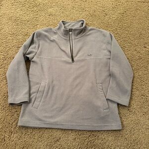 Southern Marsh Gray Quarter-Zip Fleece Pullover
